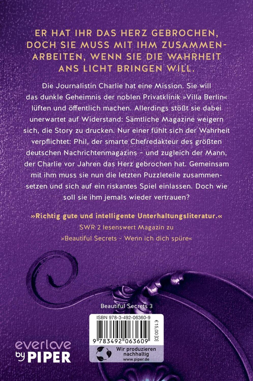 Rückseite: 9783492063609 | Beautiful Secrets - Wenn wir uns lieben | Mia Moreno | Taschenbuch