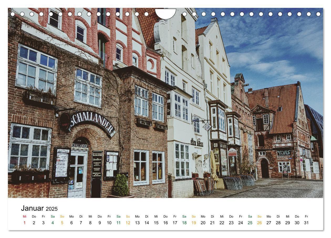 Bild: 9783435052868 | Lüneburg (Wandkalender 2025 DIN A4 quer), CALVENDO Monatskalender