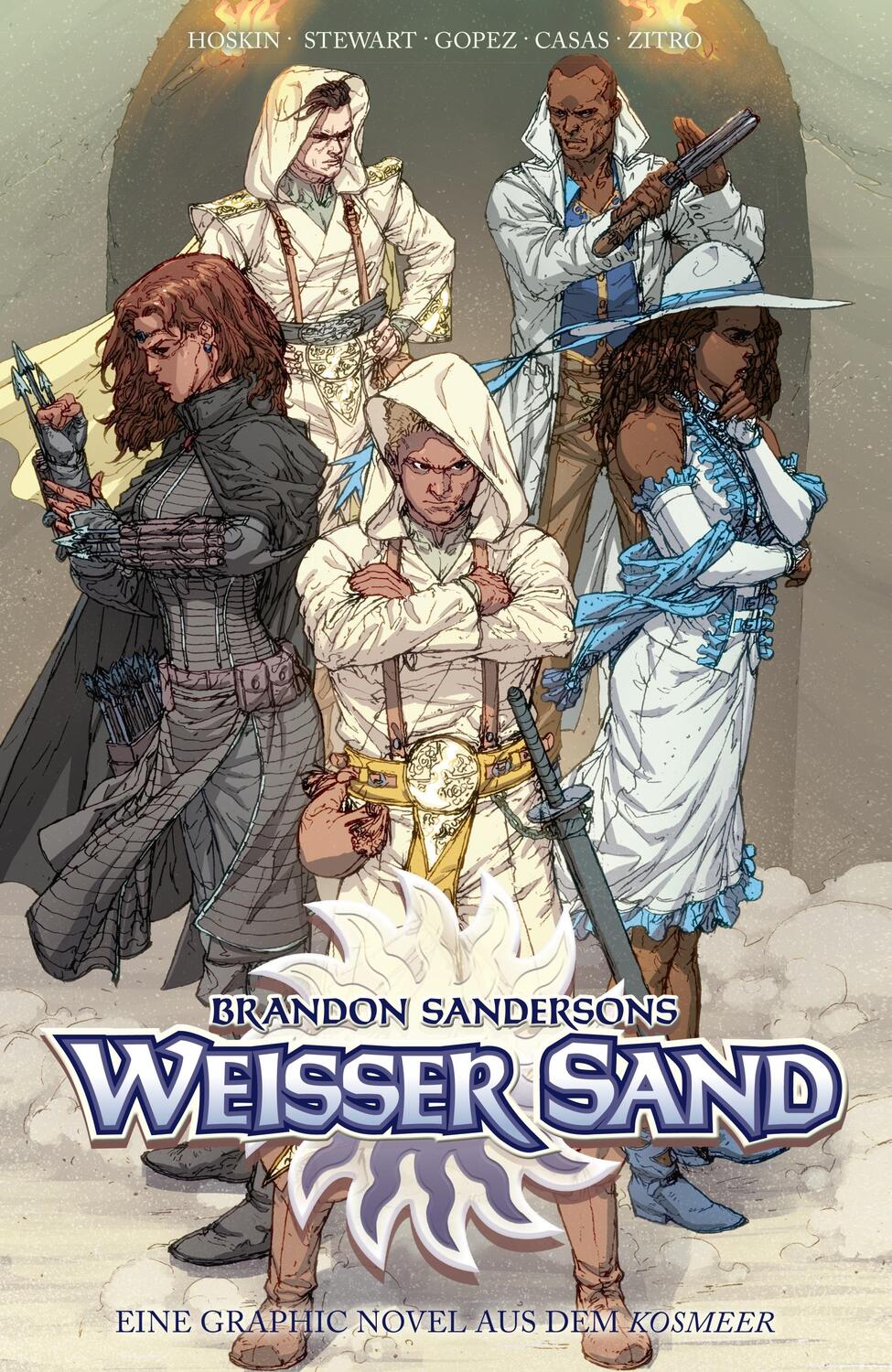 Cover: 9783741625305 | Brandon Sandersons Weißer Sand - Eine Graphic Novel aus dem Kosmeer