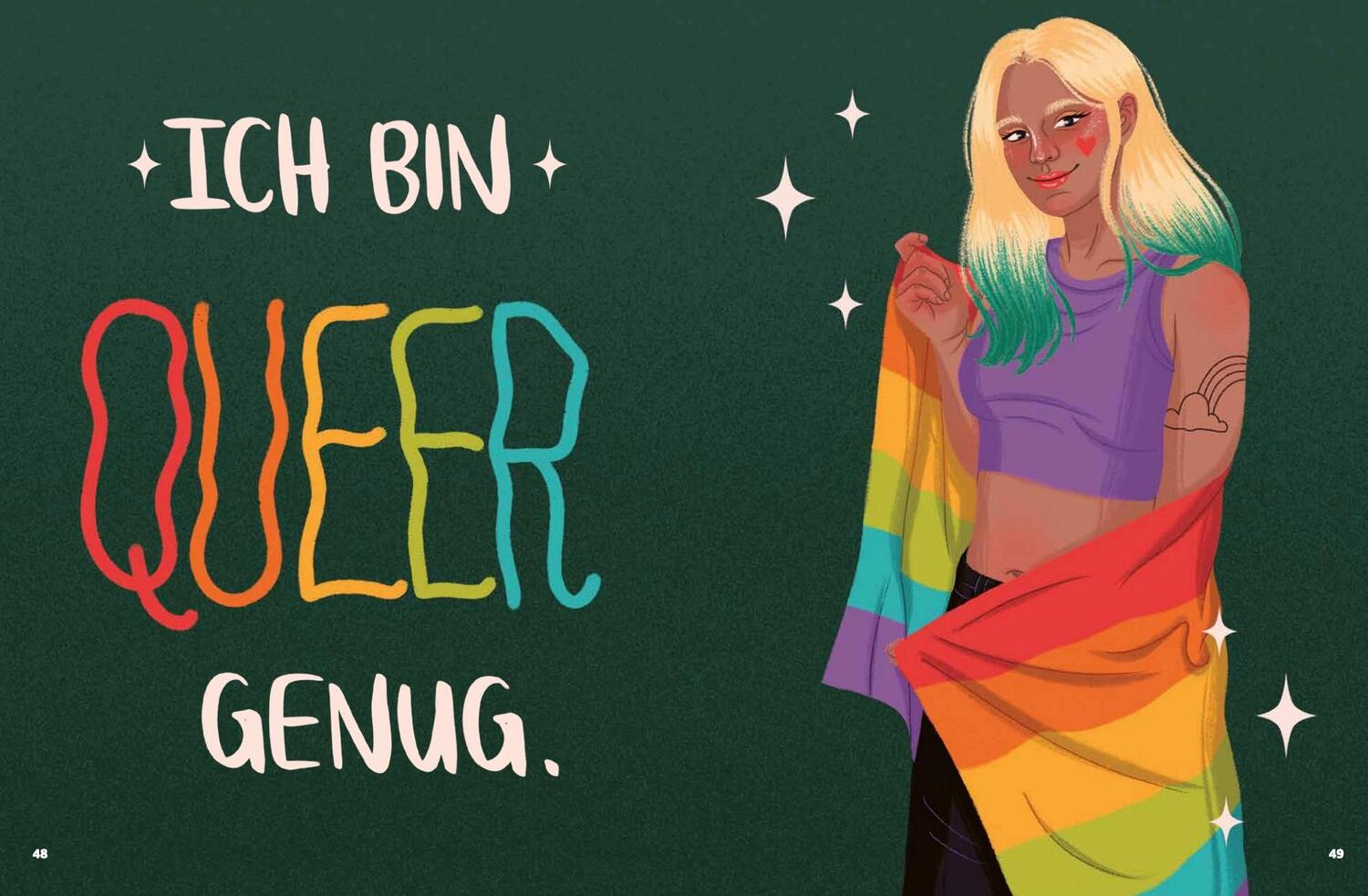 Bild: 9783949315619 | Queer Joy: 100 Botschaften, die empowern und inspirieren | Vosseteig