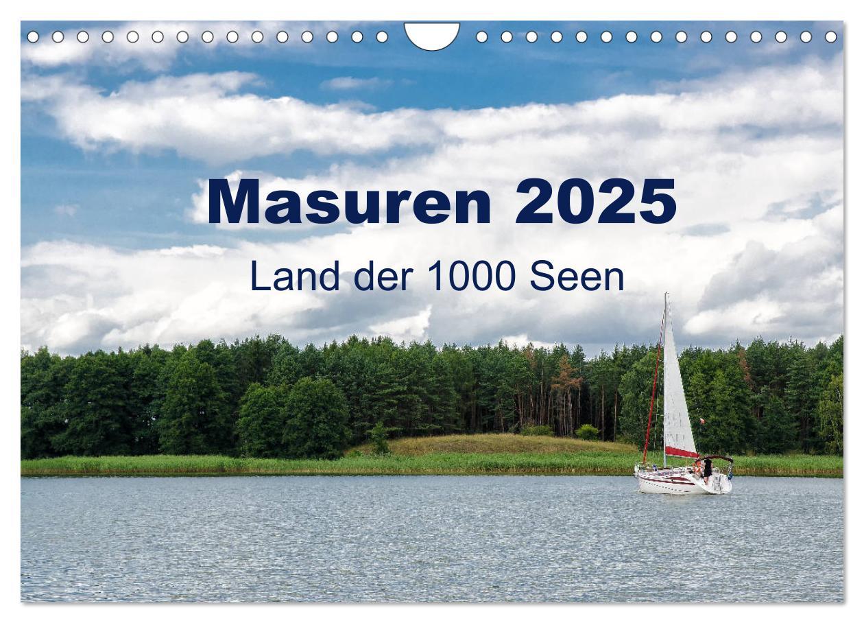 Cover: 9783435276653 | Masuren 2025 - Land der 1000 Seen (Wandkalender 2025 DIN A4 quer),...