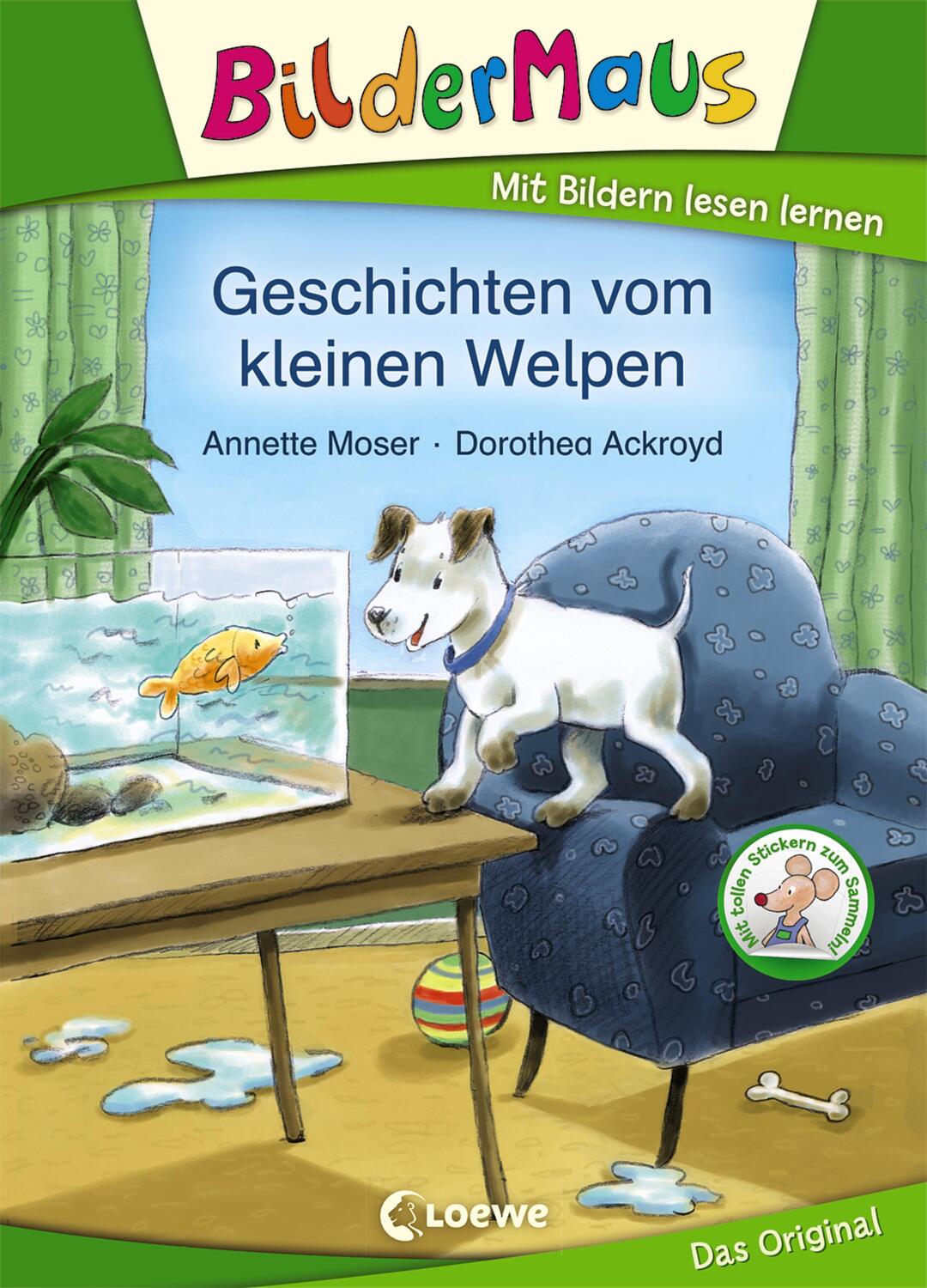 Cover: 9783785584224 | Bildermaus - Geschichten vom kleinen Welpen | Annette Moser | Buch