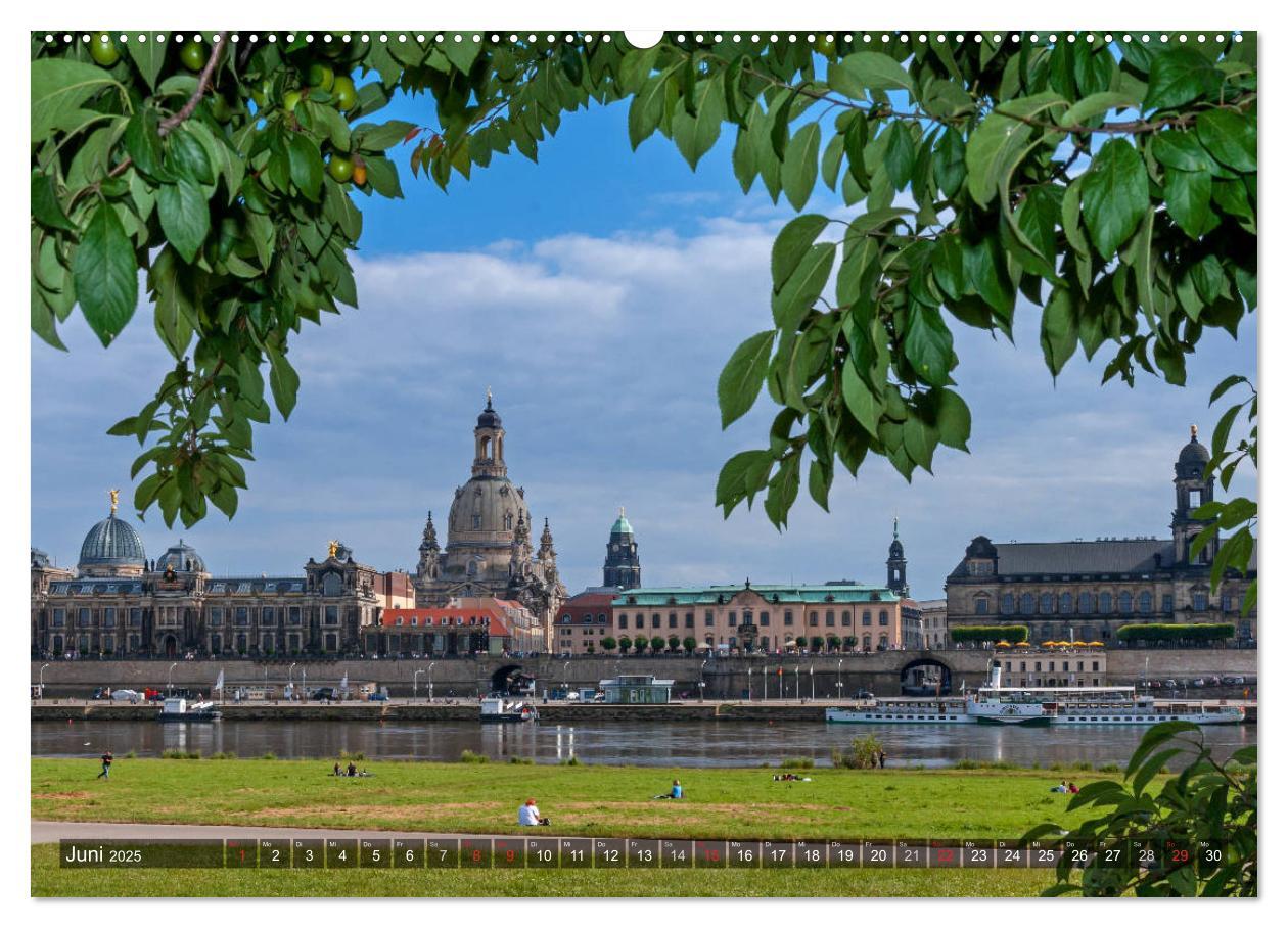 Bild: 9783435712434 | Dresden, ein Jahr an der Elbe (Wandkalender 2025 DIN A2 quer),...