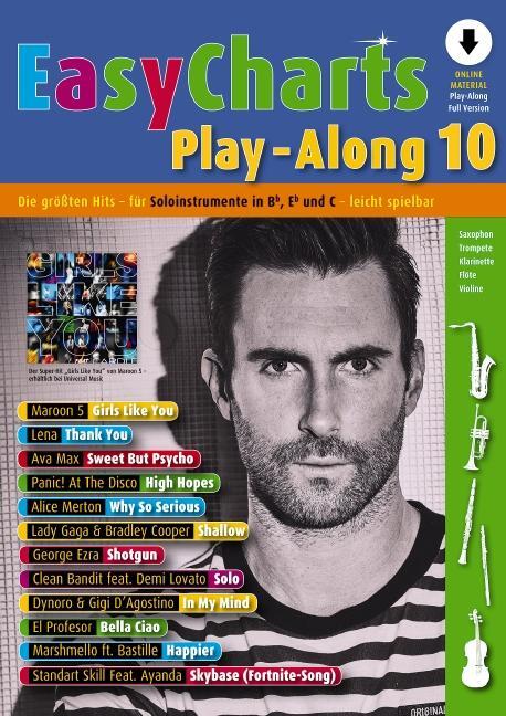 Cover: 9783795716967 | Easy Charts Play-Along | Uwe Bye | Broschüre | Music Factory | 72 S.