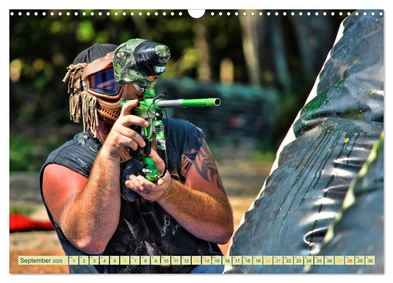 Bild: 9783435471553 | Paintball - so cool (Wandkalender 2025 DIN A3 quer), CALVENDO...