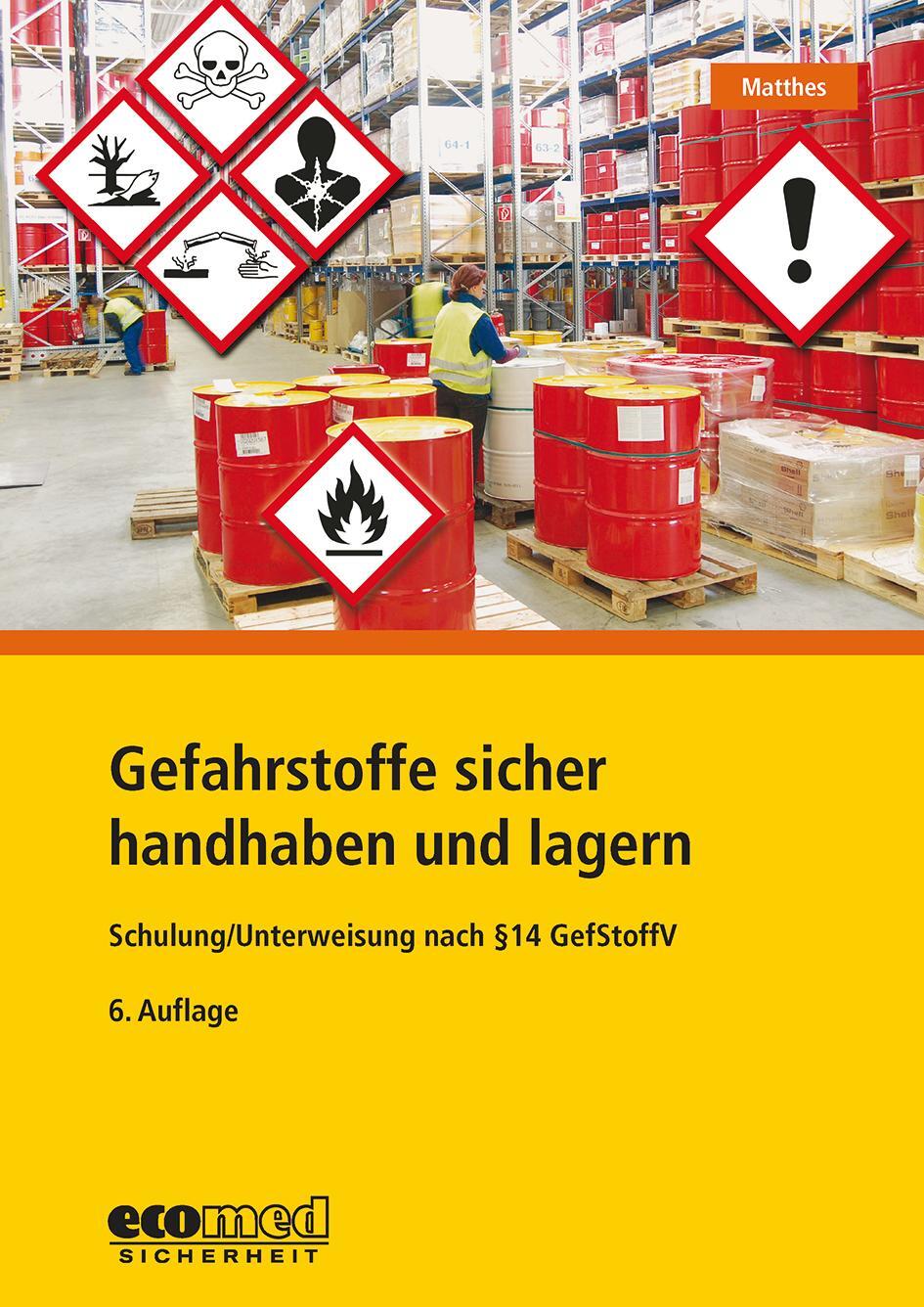 Cover: 9783609653761 | Gefahrstoffe sicher handhaben und lagern | Günter Matthes | Buch