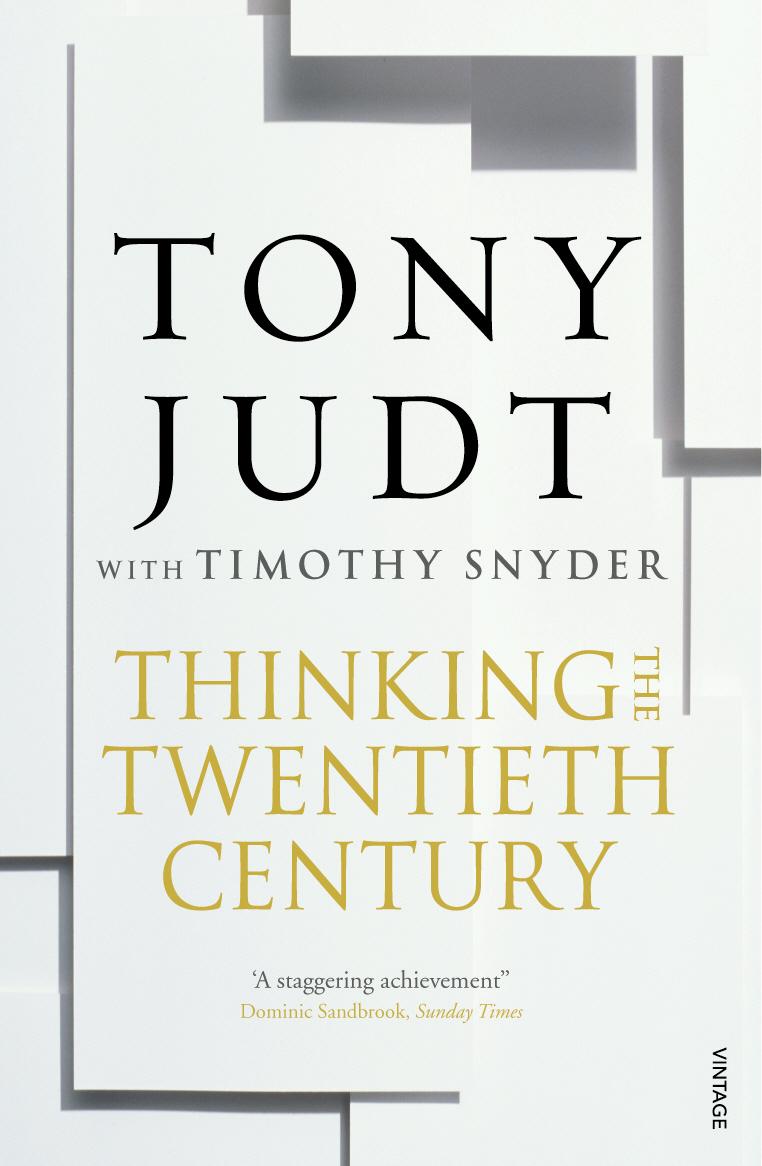 Cover: 9780099563556 | Thinking the Twentieth Century | Tony/Snyder, Timothy Judt | Buch