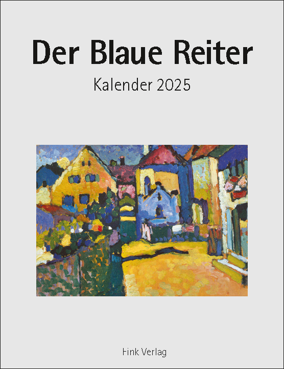 Cover: 9783771720285 | Der Blaue Reiter 2025 | Kunst-Einsteckkalender | Kandinsky | Kalender