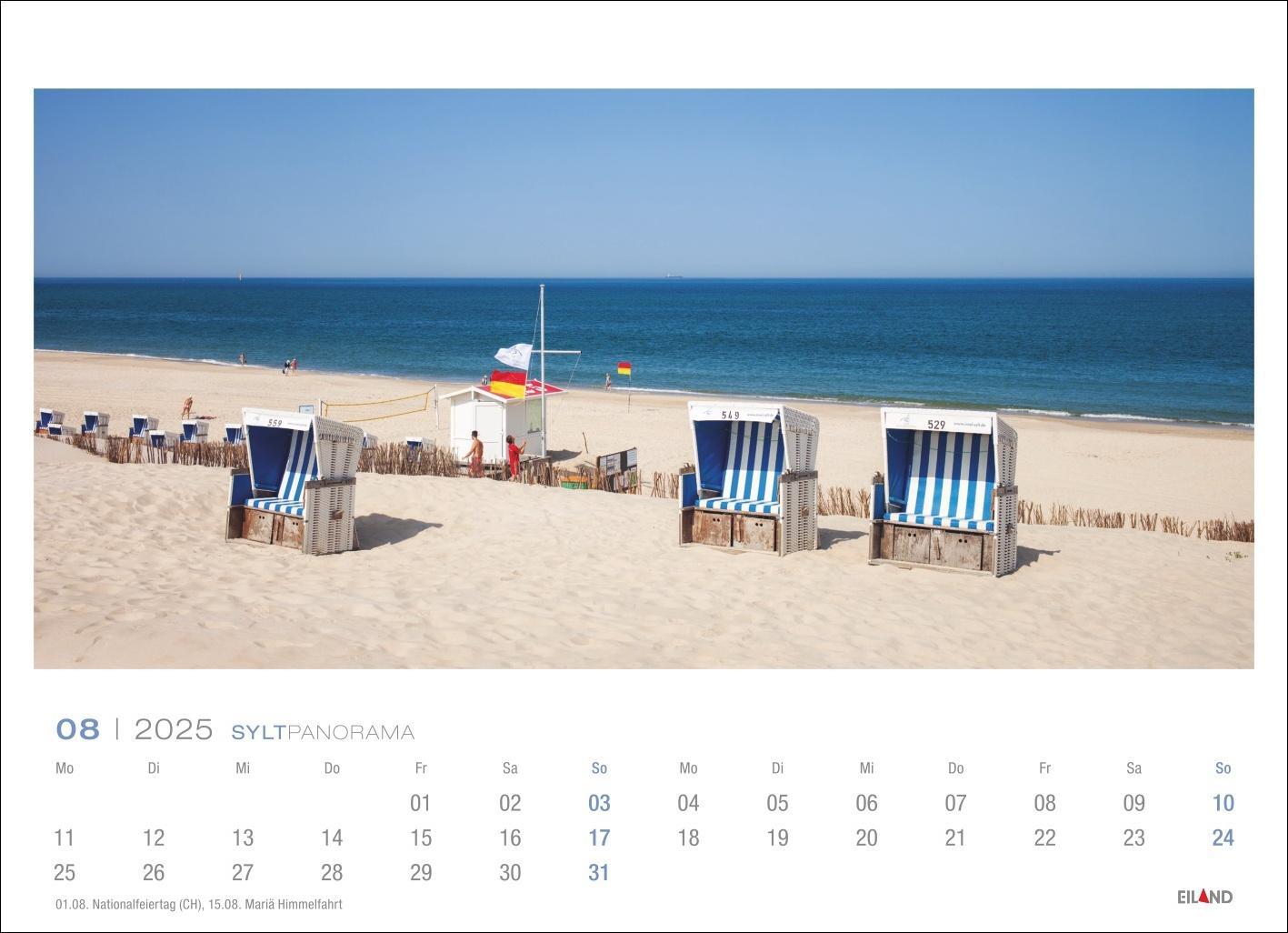 Bild: 9783964023384 | Sylt Panorama Postkartenkalender 2025 - Hans Jessel | Kalender | 13 S.