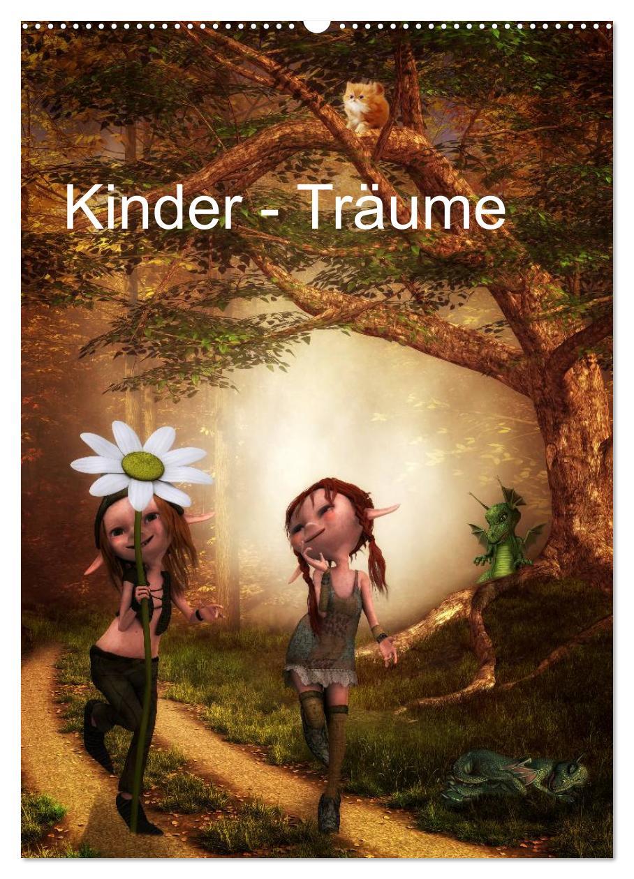 Cover: 9783457080771 | Kinder - Träume (Wandkalender 2025 DIN A2 hoch), CALVENDO...