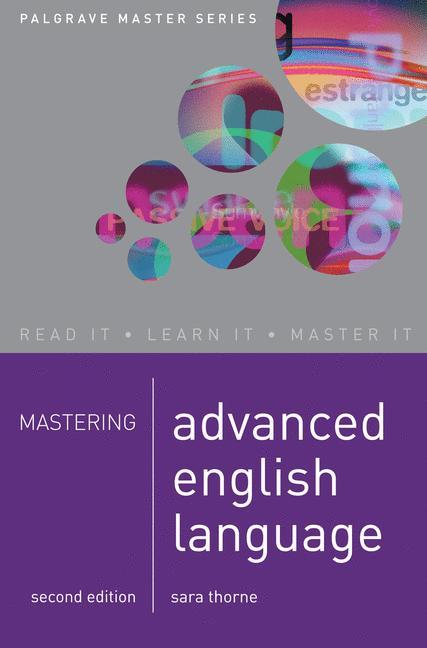 Cover: 9781403994837 | Mastering Advanced English Language | Palgrave Master Series | Thorne