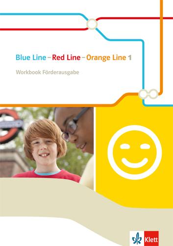 Cover: 9783125489110 | Blue Line - Red Line - Orange Line 5. Klasse. Workbook Förderausgabe