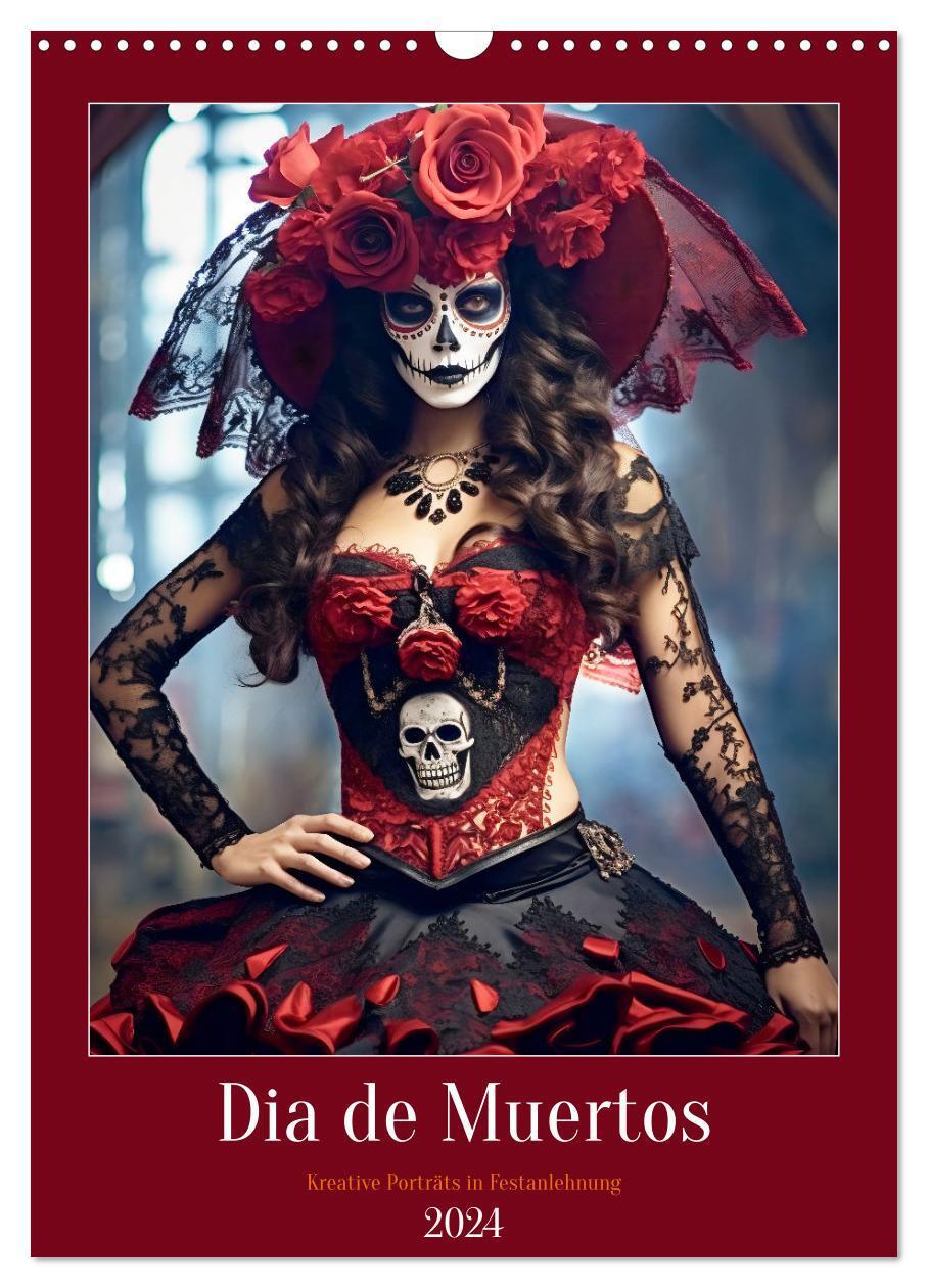 Cover: 9783383479977 | Dia de Muertos Kreative Porträts in Festanlehnung (Wandkalender...