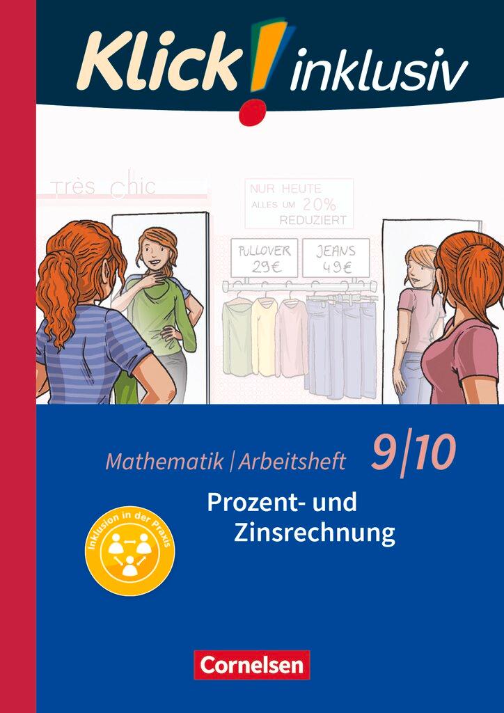 Cover: 9783060021284 | Klick! inklusiv 9./10. Schuljahr - Arbeitsheft 3 - Prozent- und...