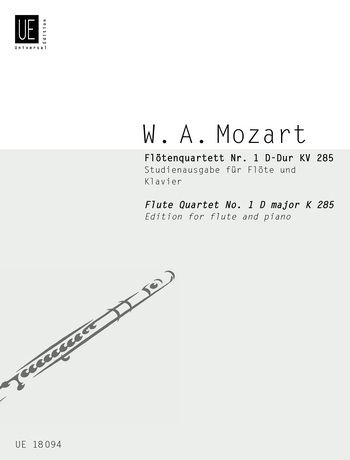 Cover: 9790008003547 | Flute Quartet No.1 In D K.285 | Wolfgang Amadeus Mozart | Buch