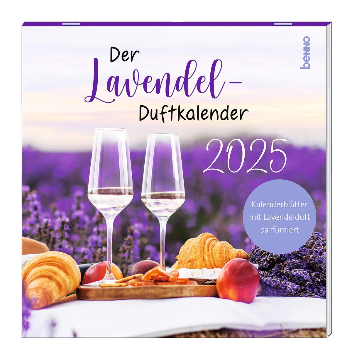 Cover: 9783746264929 | Der Lavendel-Duftkalender 2025 | Mit Lavendelduft parfümiert | Deutsch
