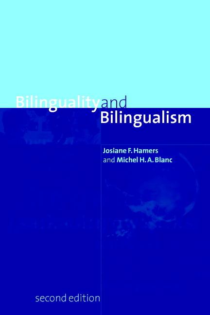 Cover: 9780521648431 | Bilinguality and Bilingualism | Michel Blanc (u. a.) | Taschenbuch