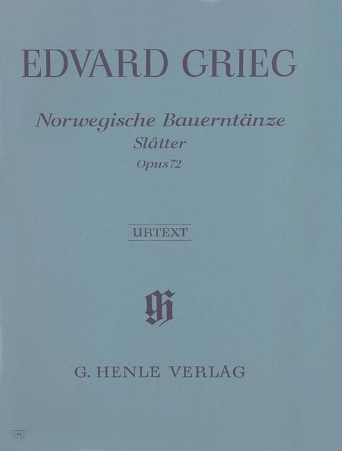 Cover: 9790201804910 | Edvard Grieg - Norwegische Bauerntänze op. 72 (Slåtter) | Taschenbuch