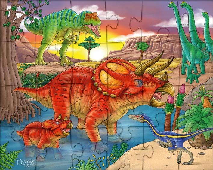 Bild: 4010168231587 | Puzzles Dinosaurier | Spiel | Deutsch | 2017 | HABA