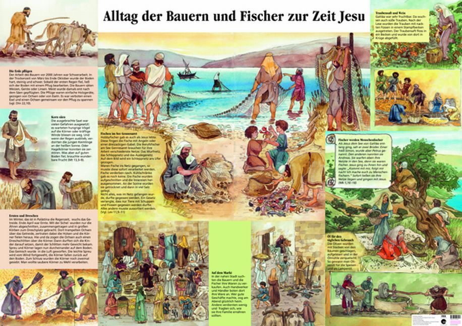 Cover: 4032382208916 | Der Alltag der Bauern und Fischer zur Zeit Jesu, Plakat | 2011