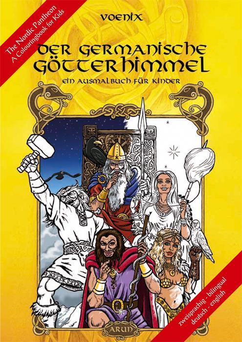 Cover: 9783866631144 | Der germanische Götterhimmel - Ein Ausmalbuch für Kinder | Vömel