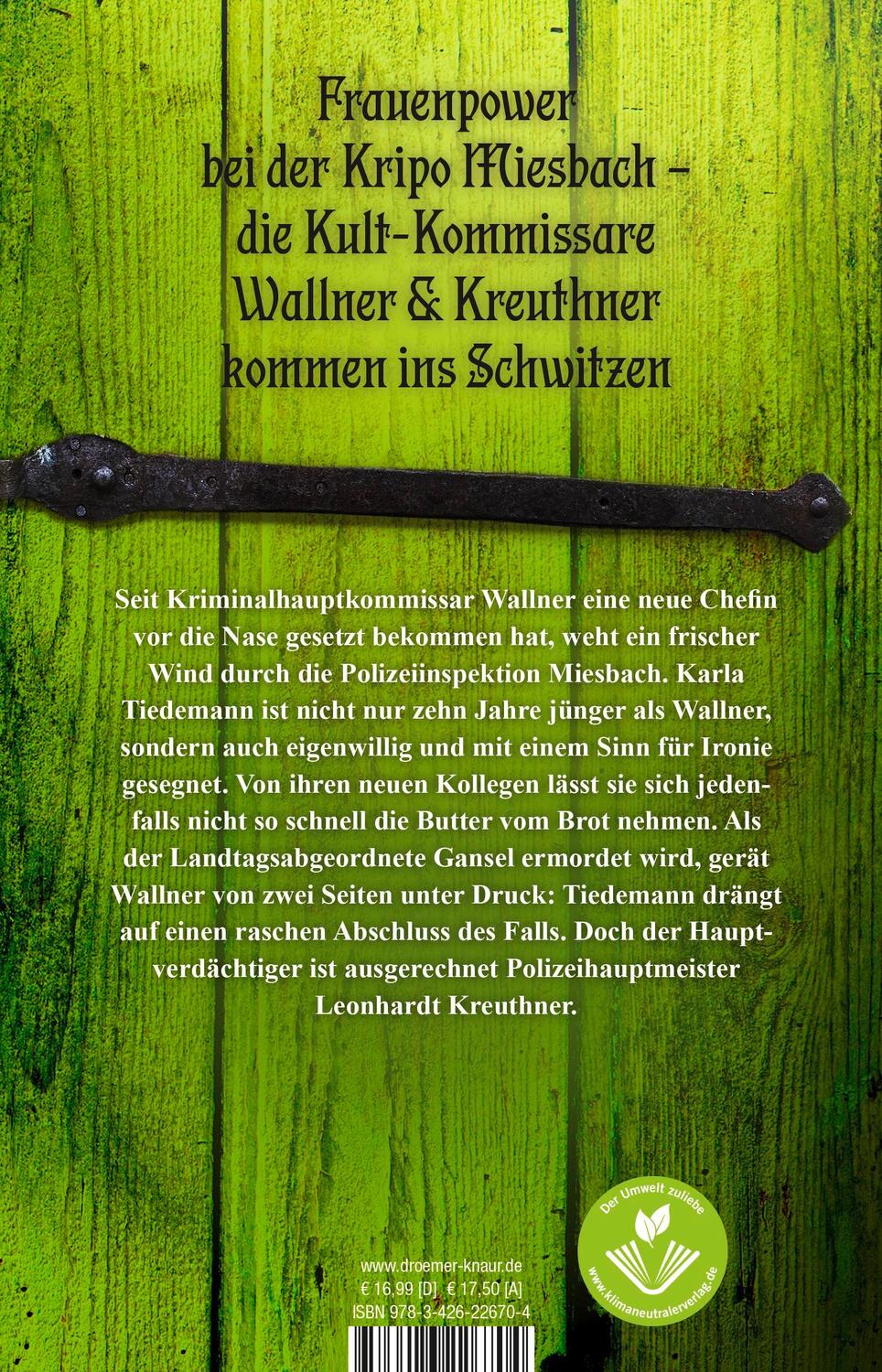 Rückseite: 9783426226704 | Herzschuss | Jedes Verbrechen hat seine Geschichte. Kriminalroman