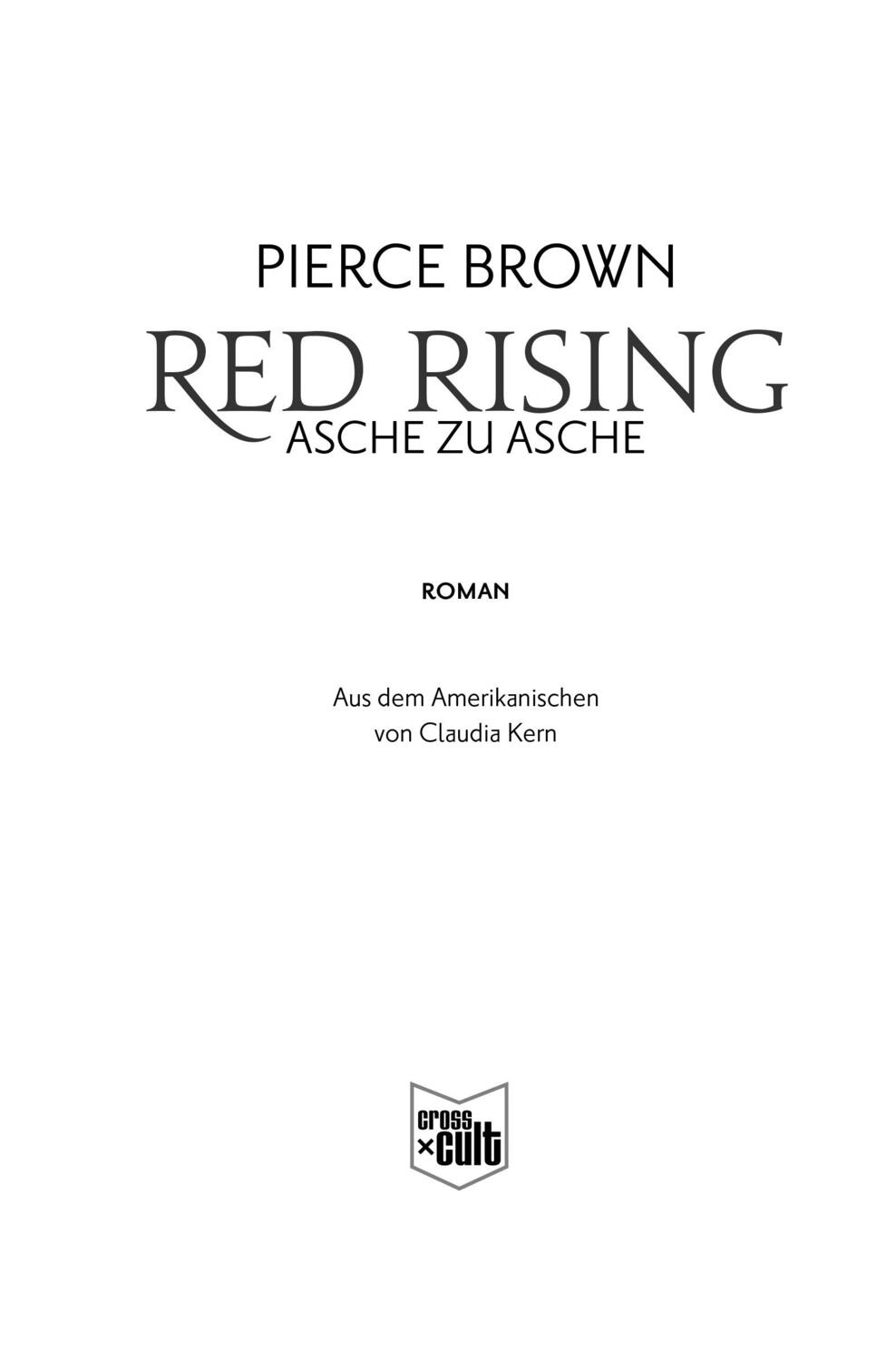 Bild: 9783959818087 | Red Rising - Asche zu Asche | Pierce Brown | Taschenbuch | Red Rising