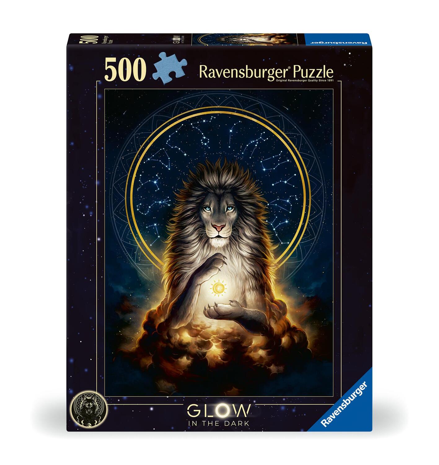 Cover: 4005555004806 | Ravensburger Puzzle Starline 12000480 Leuchtender Löwe 500 Teile...