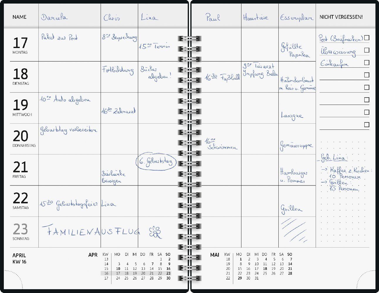 Bild: 4061947126358 | Buchkalender Familienplaner (2025) Fünfundzwanzig | Kalender | Deutsch