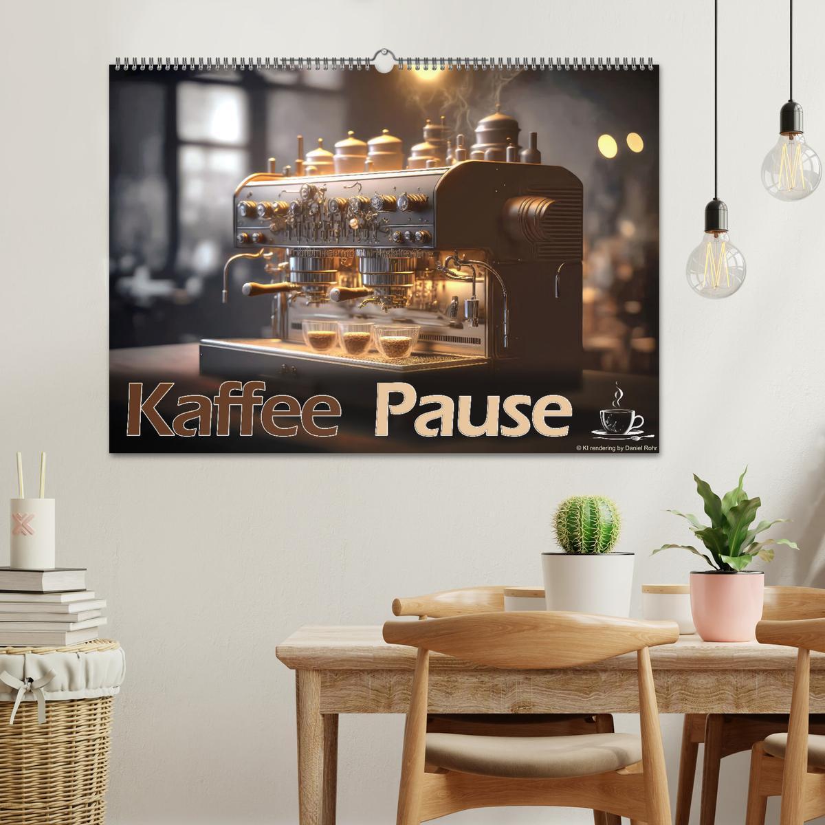 Bild: 9783383911736 | Kaffee Pause (Wandkalender 2025 DIN A2 quer), CALVENDO Monatskalender