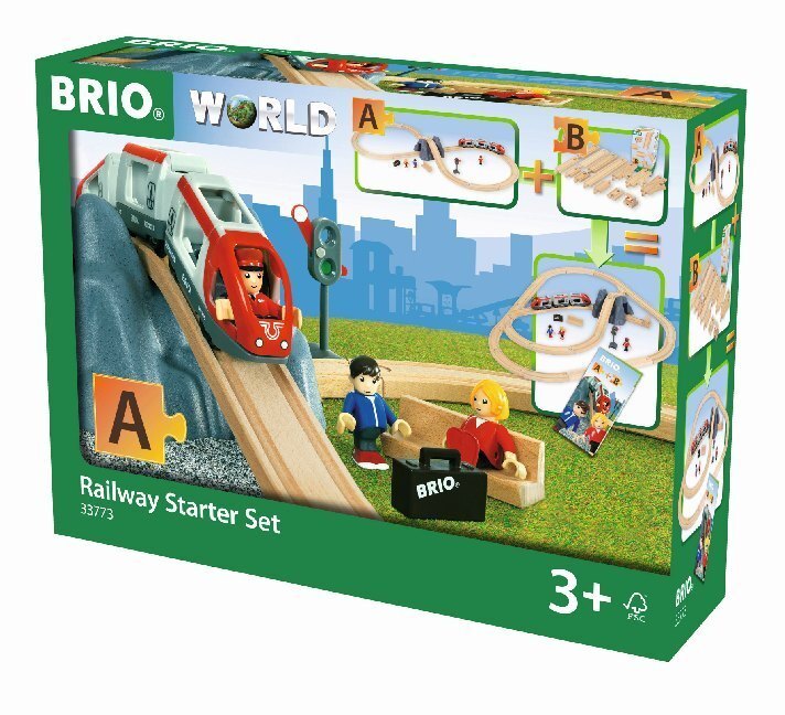 Cover: 7312350337730 | BRIO World 33773 Eisenbahn Starter Set A - Die ideale erste...
