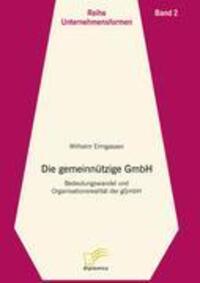 Cover: 9783832493547 | Die gemeinnützige GmbH | Wilhelm Ermgassen | Taschenbuch | Diplomica