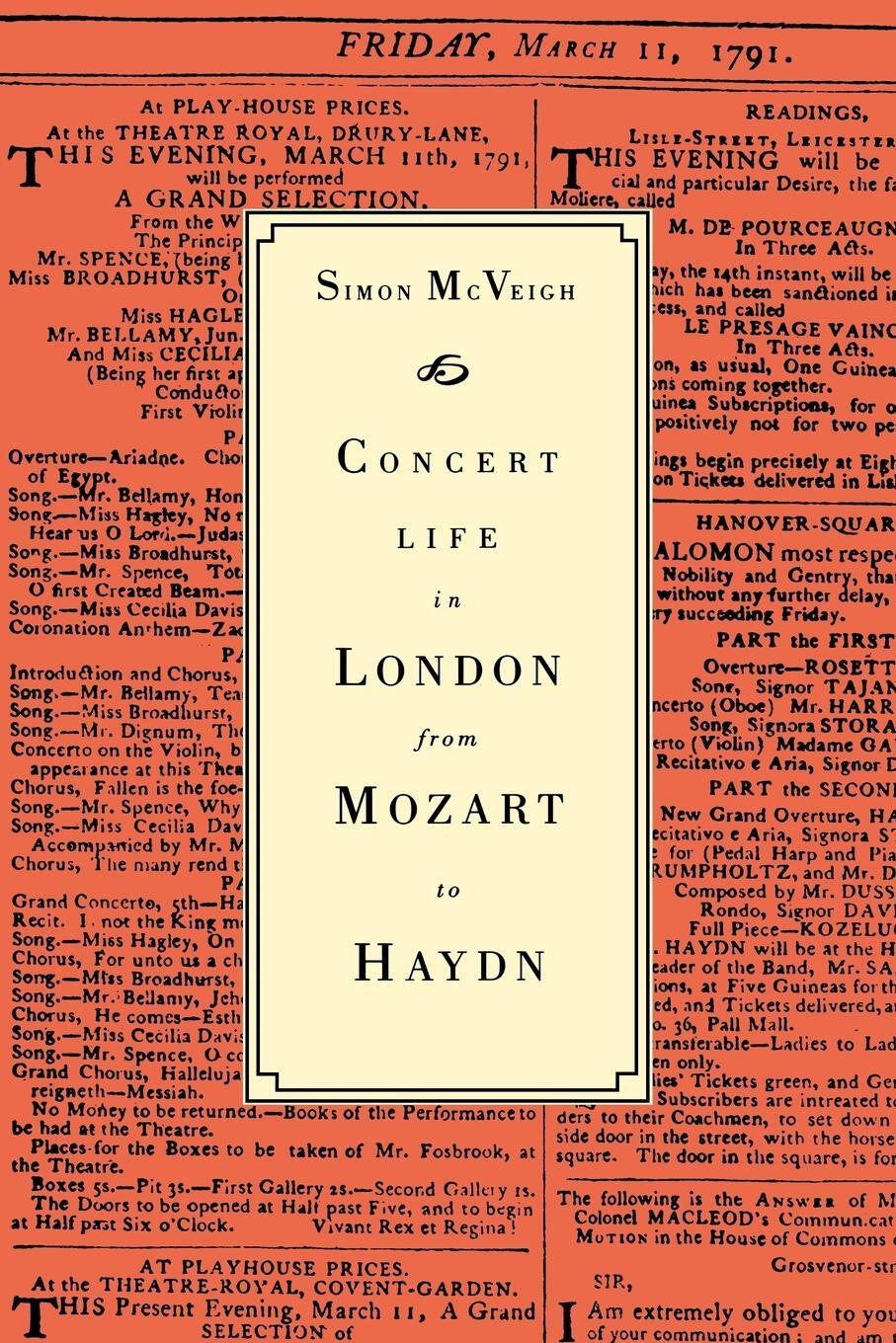 Cover: 9780521028905 | Concert Life in London from Mozart to Haydn | Simon Mcveigh | Buch