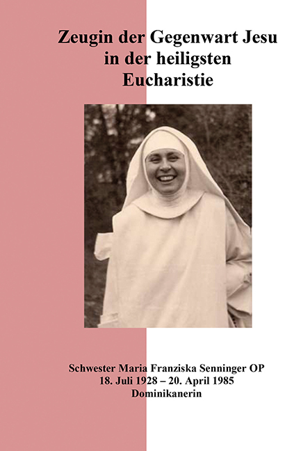 Cover: 9783863571726 | Zeugin der Gegenwart Jesu in der heiligsten Eucharistie | Taschenbuch