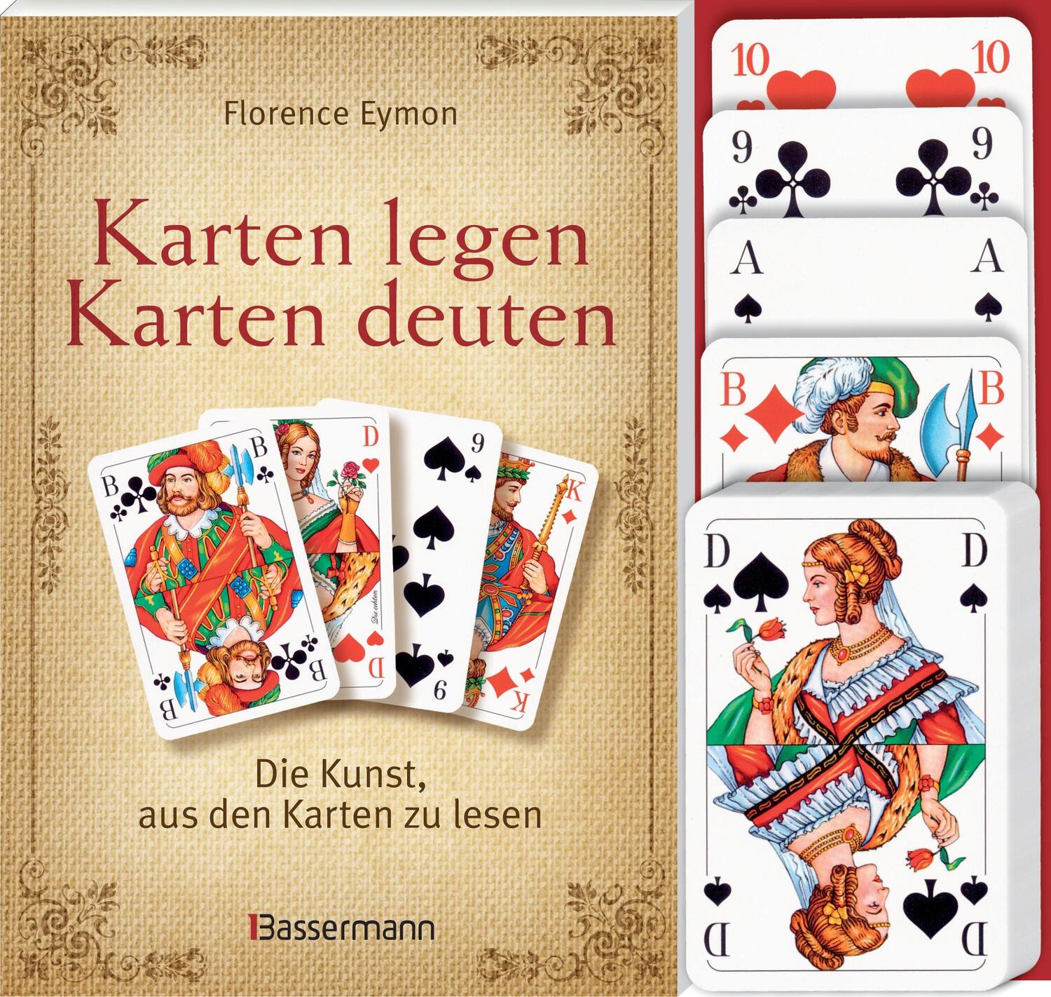 Cover: 9783809435228 | Karten legen - Karten deuten (Set) | Florence Eymon | Taschenbuch