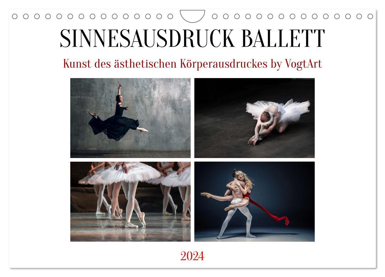 Cover: 9783675970694 | Sinneseindrücke Ballett (Wandkalender 2024 DIN A4 quer), CALVENDO...