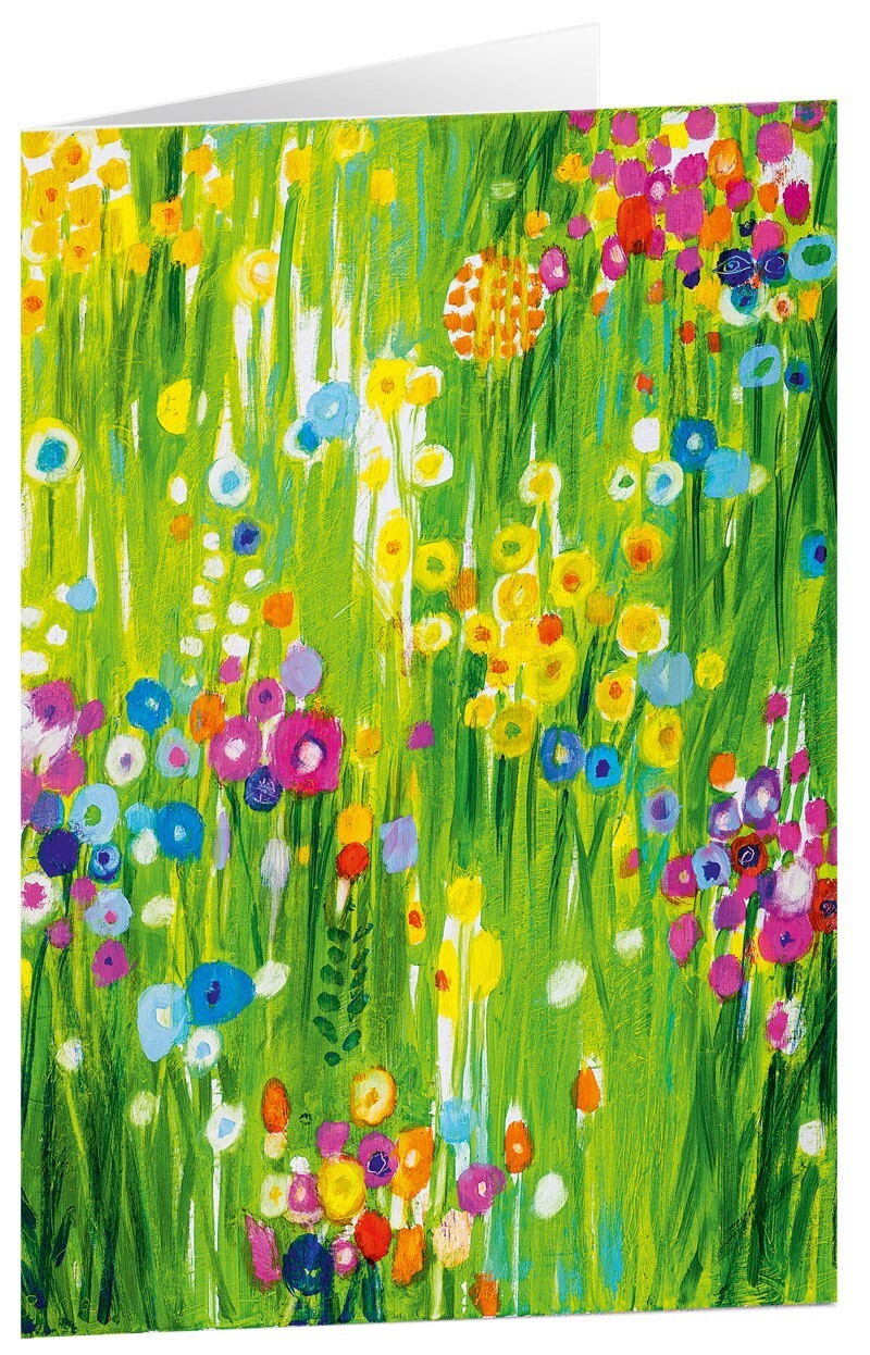 Cover: 4250454725592 | Kunstkarten 'Blütenwiese' 5 Stk. | Stück | 5 S. | Deutsch | 2022