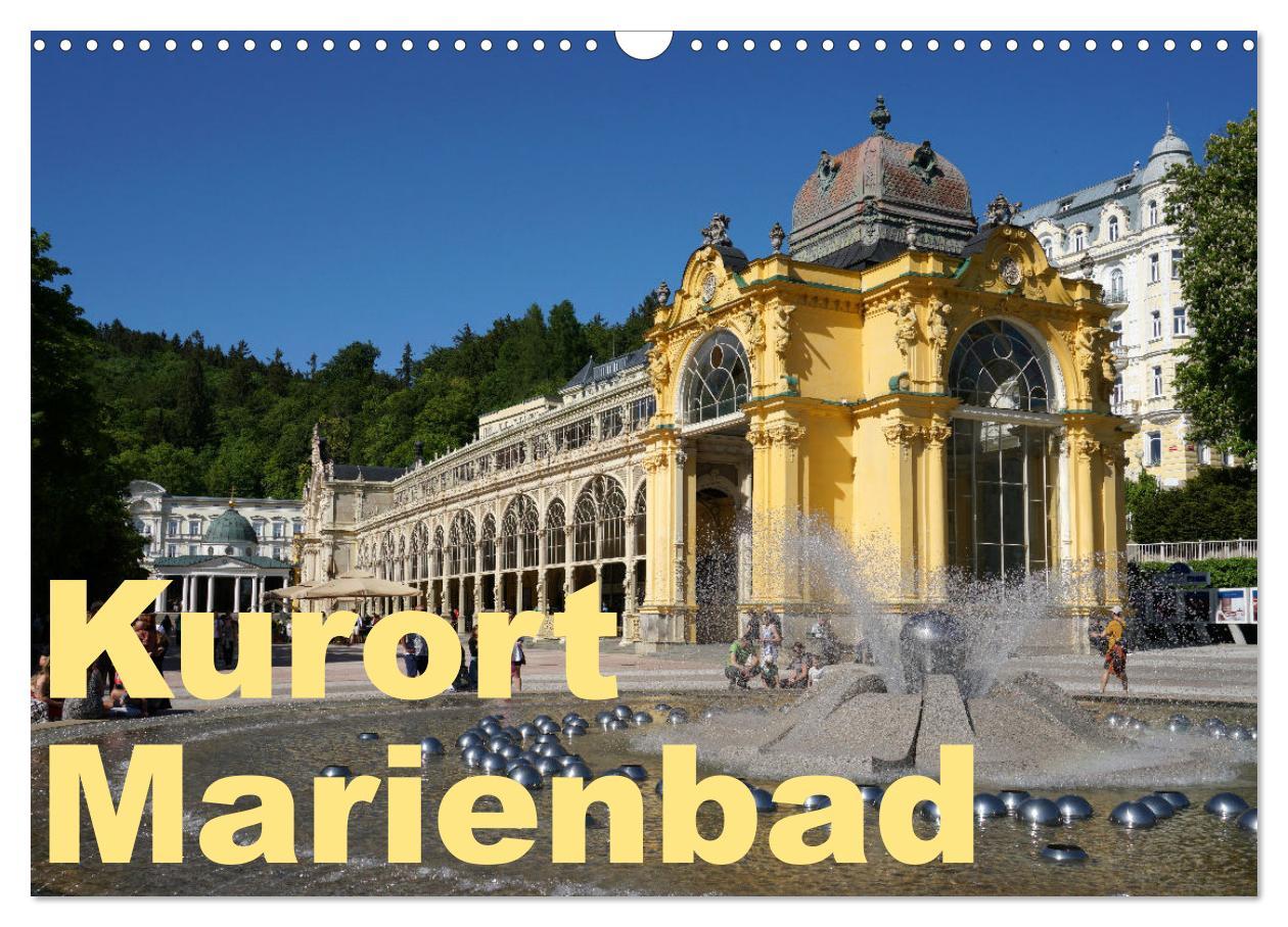 Cover: 9783383885860 | Kurort Marienbad (Wandkalender 2025 DIN A3 quer), CALVENDO...