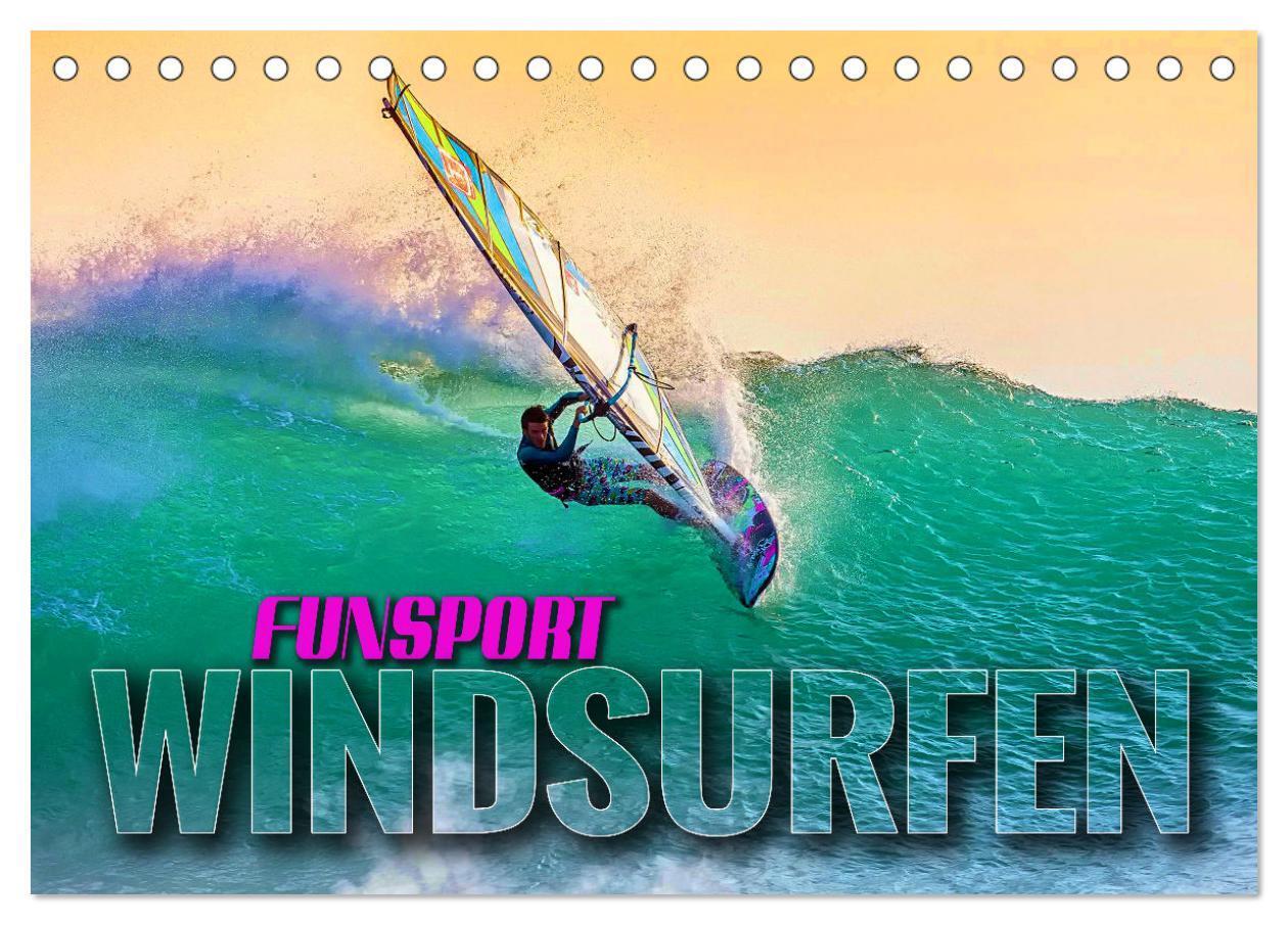 Cover: 9783383879128 | Funsport Windsurfen (Tischkalender 2025 DIN A5 quer), CALVENDO...