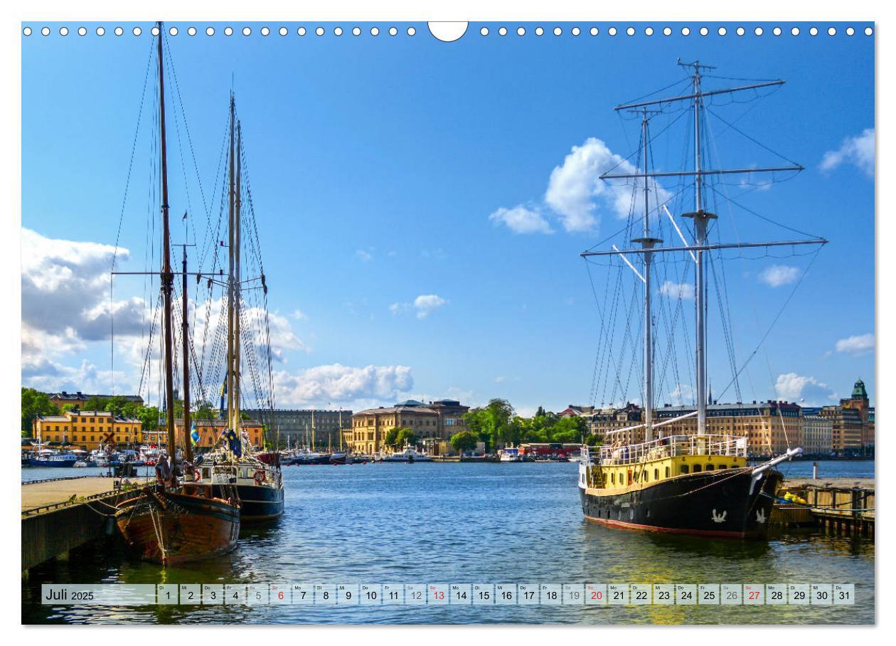 Bild: 9783435105717 | Stockholm - Maritime Ansichten (Wandkalender 2025 DIN A3 quer),...