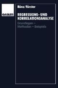 Cover: 9783409130196 | Regressions- und Korrelationsanalyse | Erhard Förster (u. a.) | Buch
