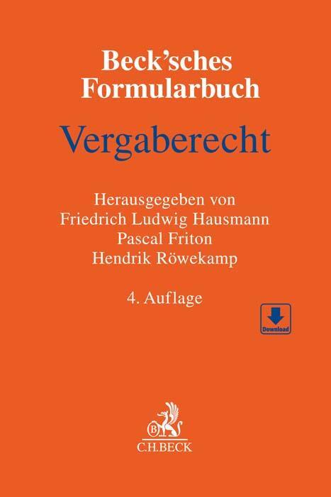 Cover: 9783406803499 | Beck'sches Formularbuch Vergaberecht | Hausmann (u. a.) | Taschenbuch