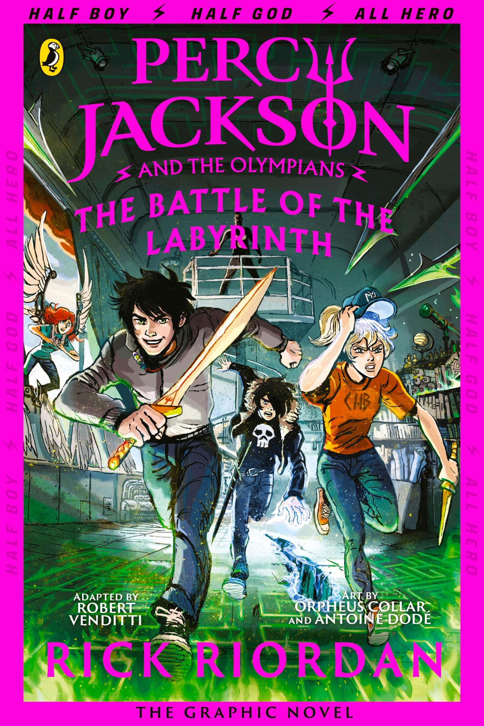 Cover: 9780241336786 | The Battle of the Labyrinth: The Graphic Novel (Percy Jackson Book 4)