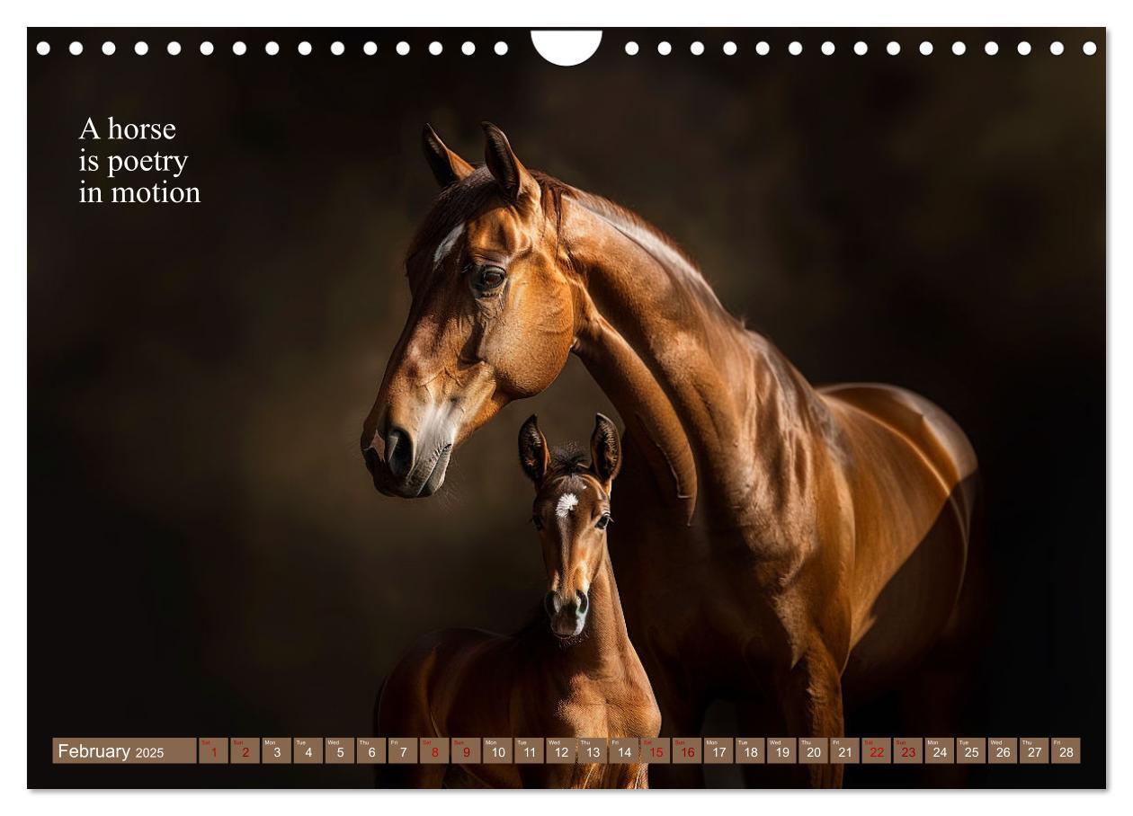 Bild: 9781325980727 | A Horse Makes You Complete (Wall Calendar 2025 DIN A4 landscape),...