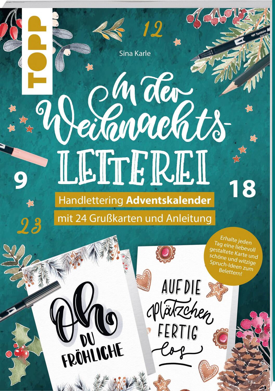 Cover: 9783735881182 | In der Weihnachtsletterei. Adventskalender | Sina Karle | Taschenbuch