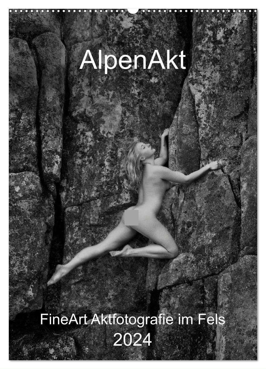 Cover: 9783675823846 | AlpenAkt 2024 (Wandkalender 2024 DIN A2 hoch), CALVENDO Monatskalender