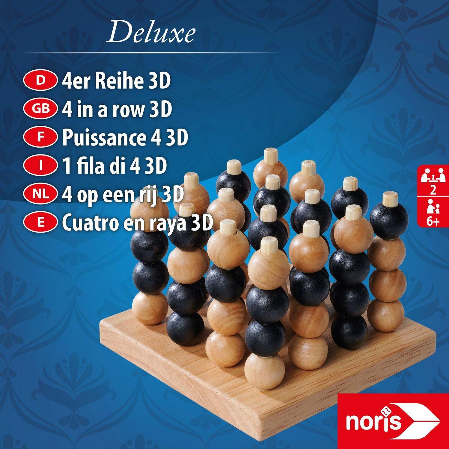 Bild: 4000826005728 | Deluxe 4er Reihe 3D | Spiel | Deutsch | 2023 | Noris Spiele GmbH