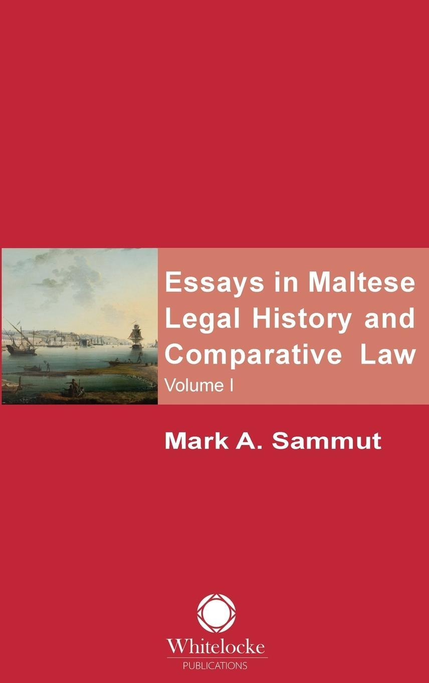 Cover: 9781912142019 | Essays in Maltese Legal History and Comparative Law | Volume 1 | Buch