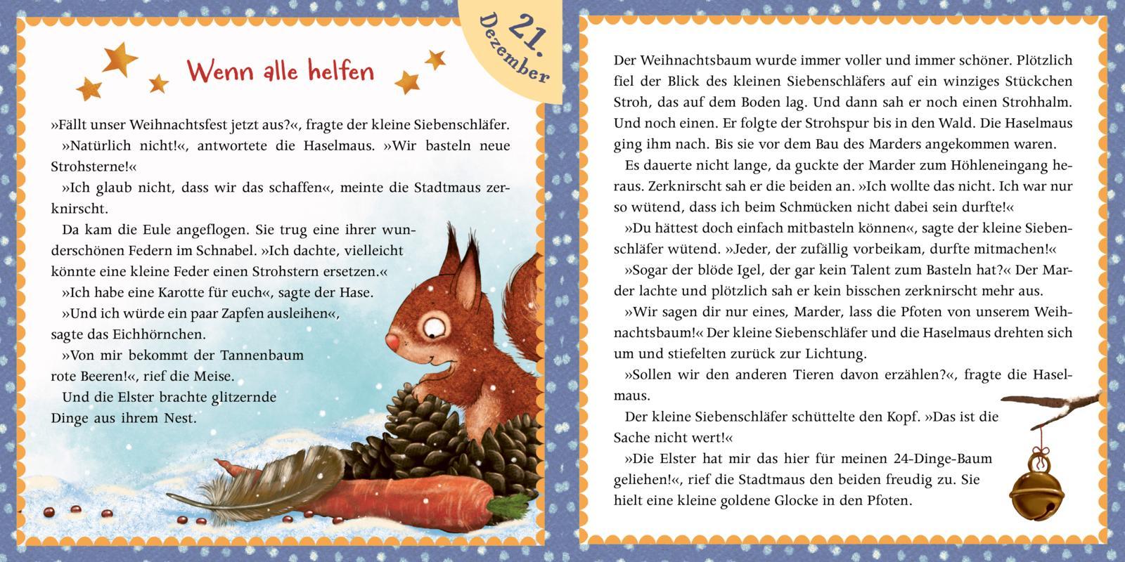 Bild: 9783522186391 | Der kleine Siebenschläfer: Adventsgeschichten aus dem Lichterwald