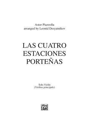 Cover: 9780739086537 | Las Cuatro Estaciones Porteñas | Taschenbuch | Einzelstimme | Englisch